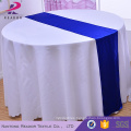 Amazon 12" x 108" high quality wedding shiny satin blue table runner wedding decoration